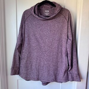 Duluth Trading Co Women's Plus Plushcious Hoodie Size 2XL Burgundy